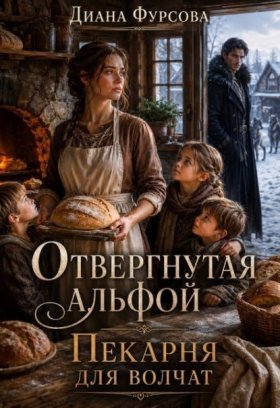 Обложка книги „Отвергнутая альфой. Пекарня для волчат“