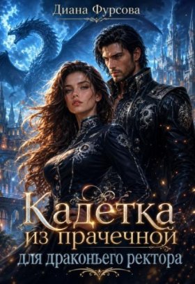 Обложка книги „Кадетка из прачечной для драконьего ректора“