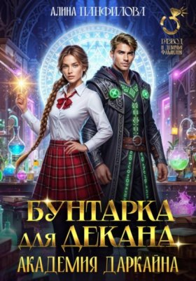 Обложка книги „Бунтарка для декана. Академия Даркайна“