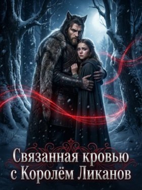 Обложка книги „Связанная кровью с Королём Ликанов. Книга 1“