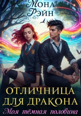 Обложка книги „Отличница для дракона. Моя тёмная половина“