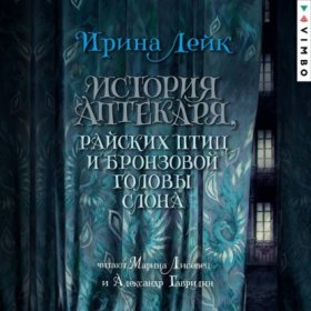 Обложка книги „История Аптекаря, райских птиц и бронзовой головы слона“