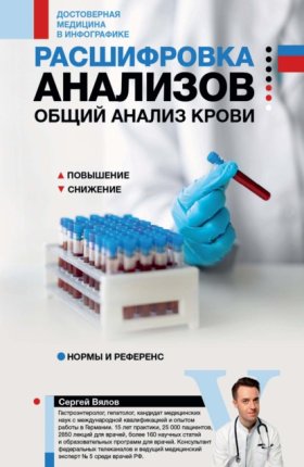 Обложка книги „Расшифровка анализов: общий анализ крови“