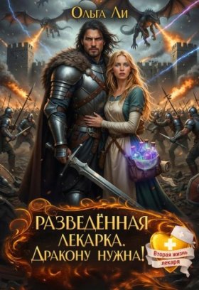 Обложка книги „Разведённая лекарка. Дракону нужна!“