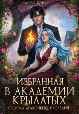 Обложка книги „Избранная в Академии Крылатых. Ошибка драконьего наследия“