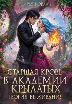 Обложка книги „Старшая кровь в Академии Крылатых. Теория выживания“