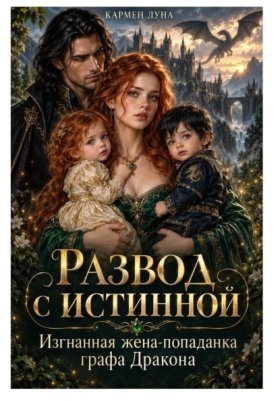 Обложка книги „Развод с истинной. Изгнанная жена-попаданка графа Дракона“