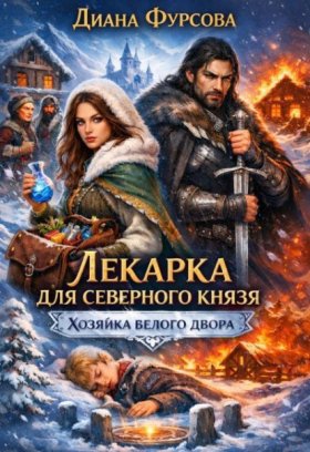 Обложка книги „Лекарка для северного князя. Хозяйка белого двора“