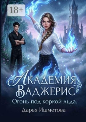 Обложка книги „Академия Ваджерис. Огонь под коркой льда“