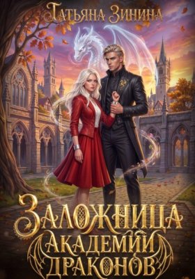 Обложка книги „Заложница академии драконов“